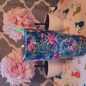 New Pandaria Insulated Flamingo Tumbler